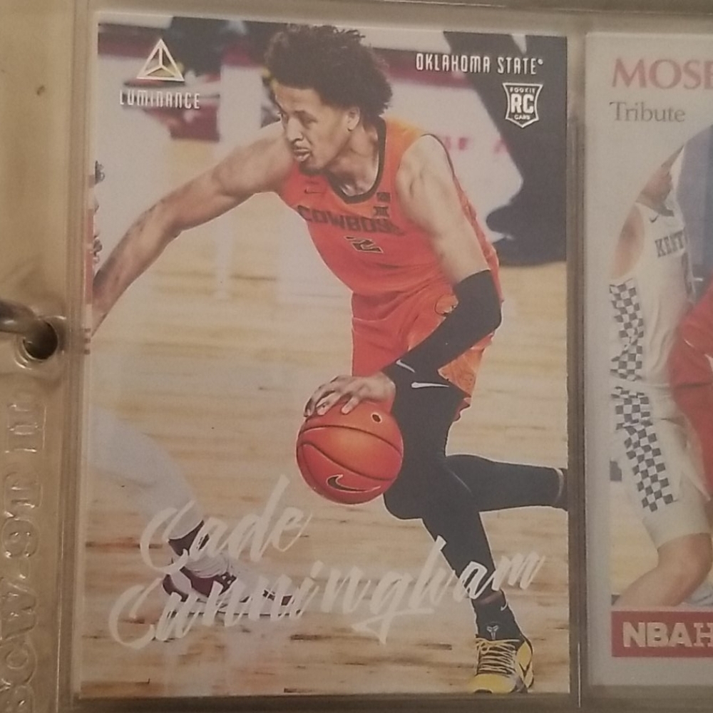 Cade Cunningham 2021 Luminance rookie card